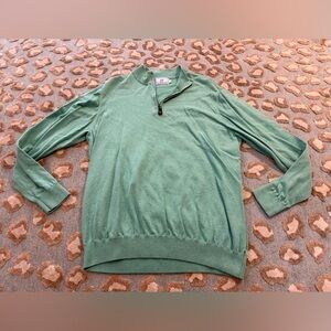 Southern Tide Green Quarter-Zip Pullover